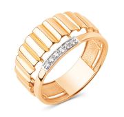 030791-1102 Кольцо с фианитами бренд Dinastia (Au 585)