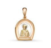 035841никол Подвеска икона «Николай Чудотворец» (Au 585)