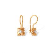 серьги детские из золота