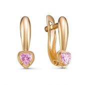 серьги из золота бренд Delta