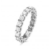 3399-11001 Кольцо с бриллиантами из белого золота бренд Brilliant Style (Au 585)