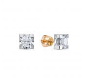 562-210-2,9 Серьги пуссеты с бриллиантами бренд Brilliant Style (Au 585)