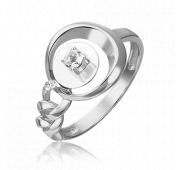 01-5509-00-201-1120 Кольцо из белого золота бренд Platina (Au 585)