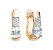 3792-210 Серьги с бриллиантами бренд Brilliant Style (Au 585)