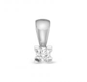 3182-31001-0,71 Подвеска из белого золота с бриллиантом бренд Brilliant Style (Au 585)