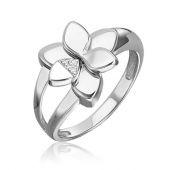 01-5604-00-101-1120 Кольцо из белого золота с бриллиантами бренд Platina (Au 585)