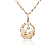 03-3045-00-000-1111-64 Подвеска из золота бренд Platina (Au 585)