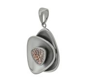 SP32987-BW Подвеска с цирконием (Серебро 925)