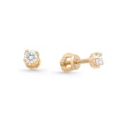 509-210-1,3 Серьги пуссеты бренд Brilliant Style (Au 585)