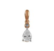 3262 Подвеска с фианитами бренд Sanis (Au 585)
