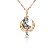 03-3591-00-401-1110 Подвеска с фианитом бренд Platina (Au 585)